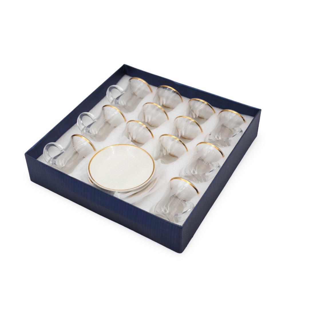 18Pcs Golden Line Tea Set For 6 Person 880009141